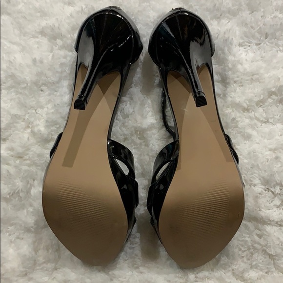 Steve Madden Heels Black Patent Size 9M - Picture 3 of 8